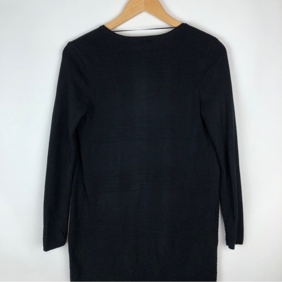 Charter Club Long Classic Black Open Cardigan - Picture 9 of 11